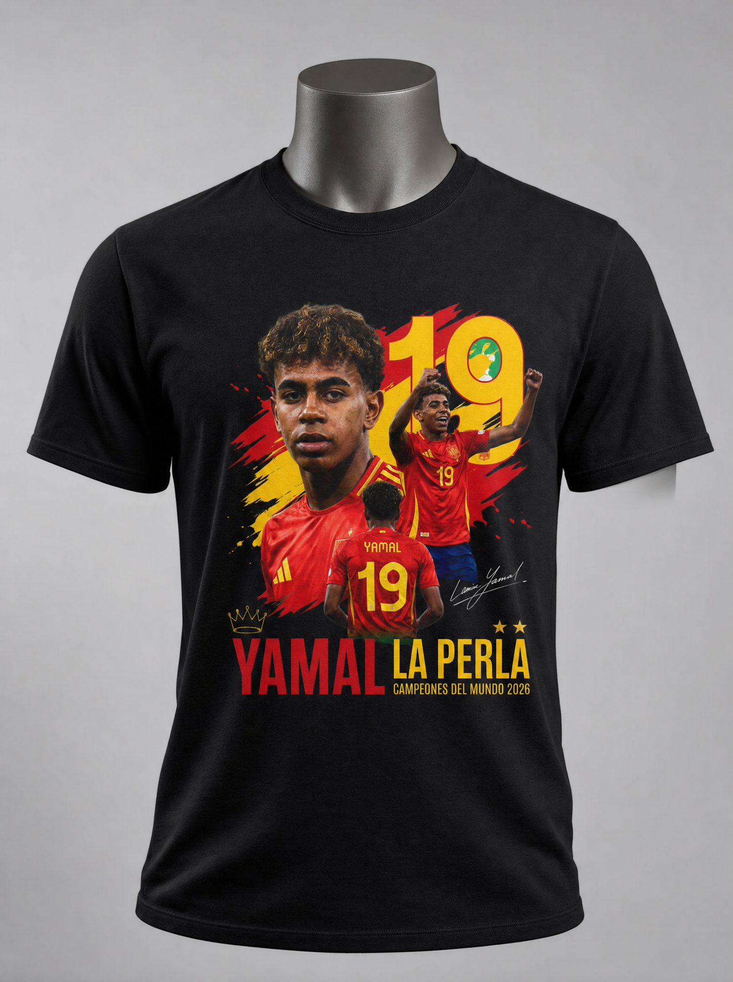 Camiseta Yamal N°19 - La Perla de España