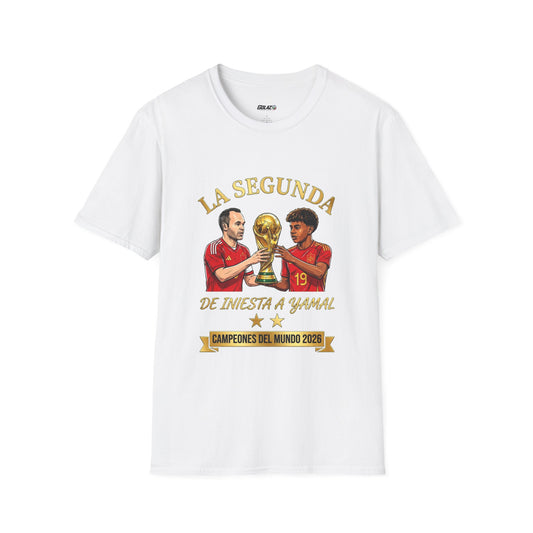 La Segunda 2010 to 2026 Spain Football Generations Graphic Unisex T-Shirt