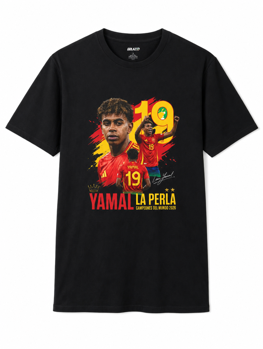 Camiseta Yamal N°19 - La Perla de España