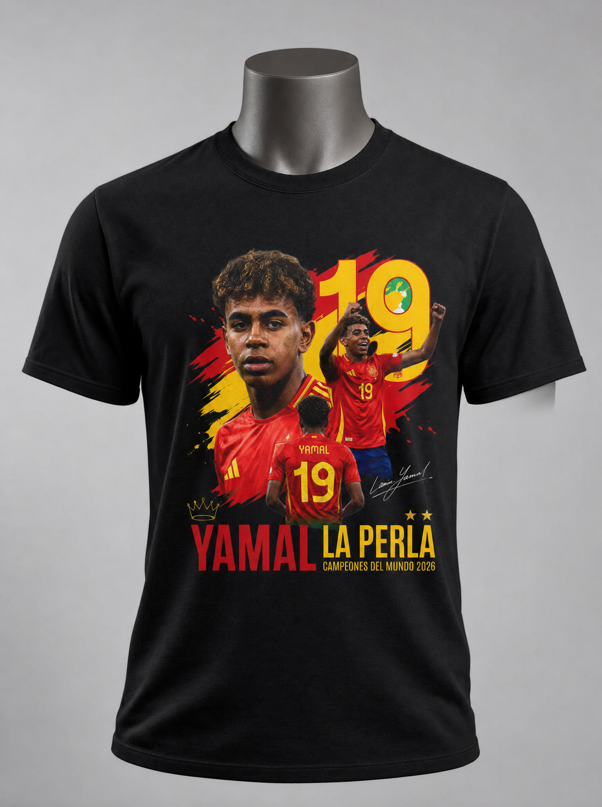 Camiseta Yamal N°19 - La Perla de España