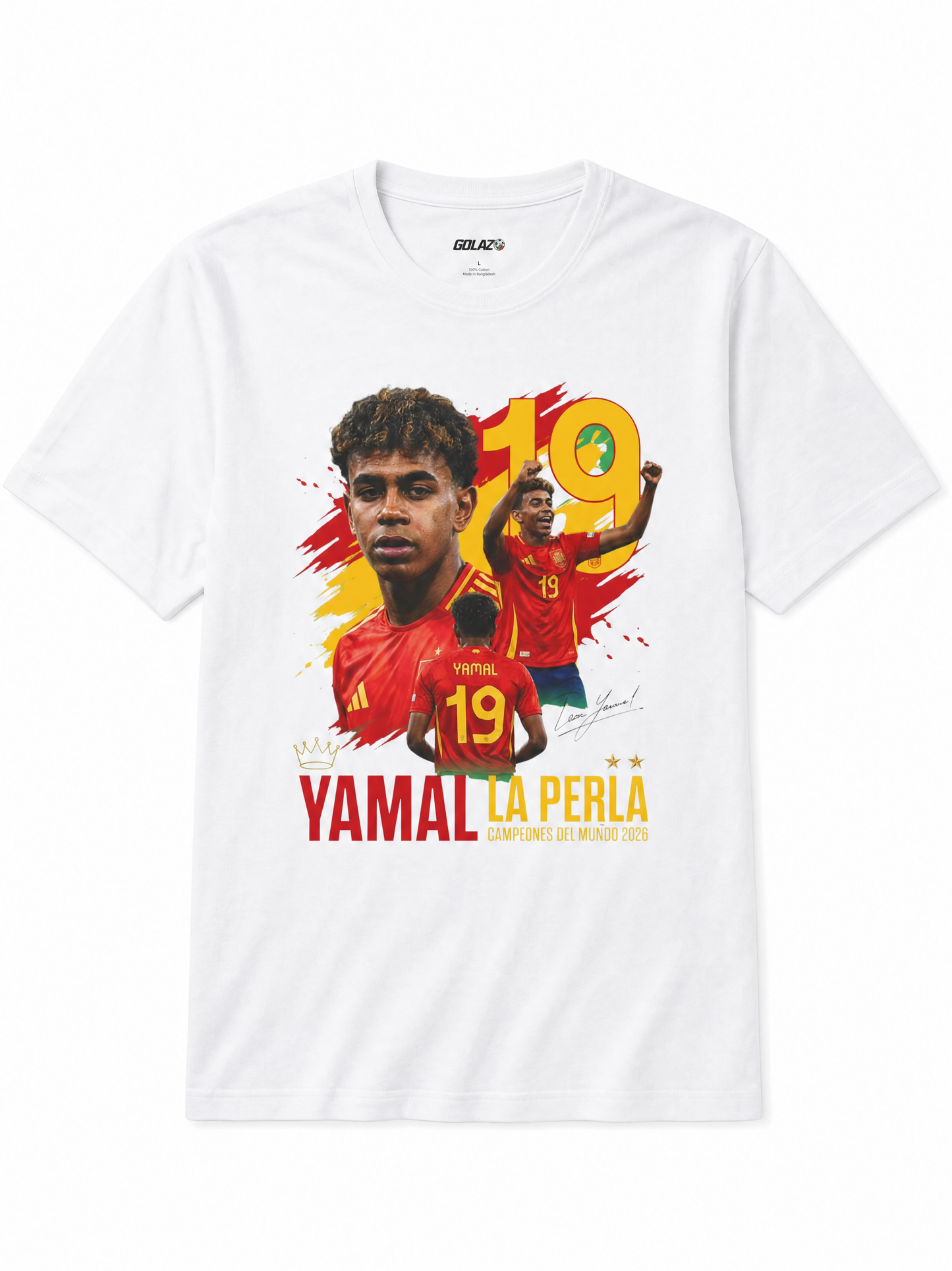Camiseta Yamal N°19 - La Perla de España