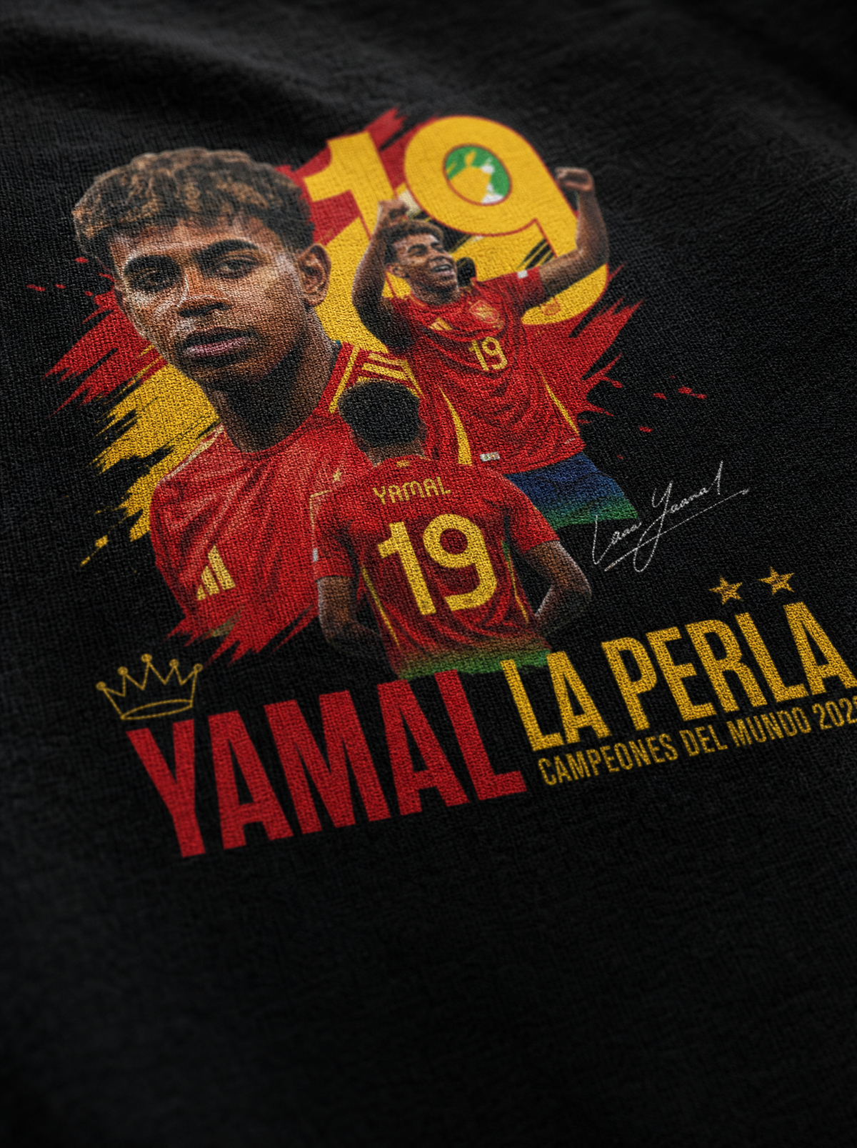 Camiseta Yamal N°19 - La Perla de España