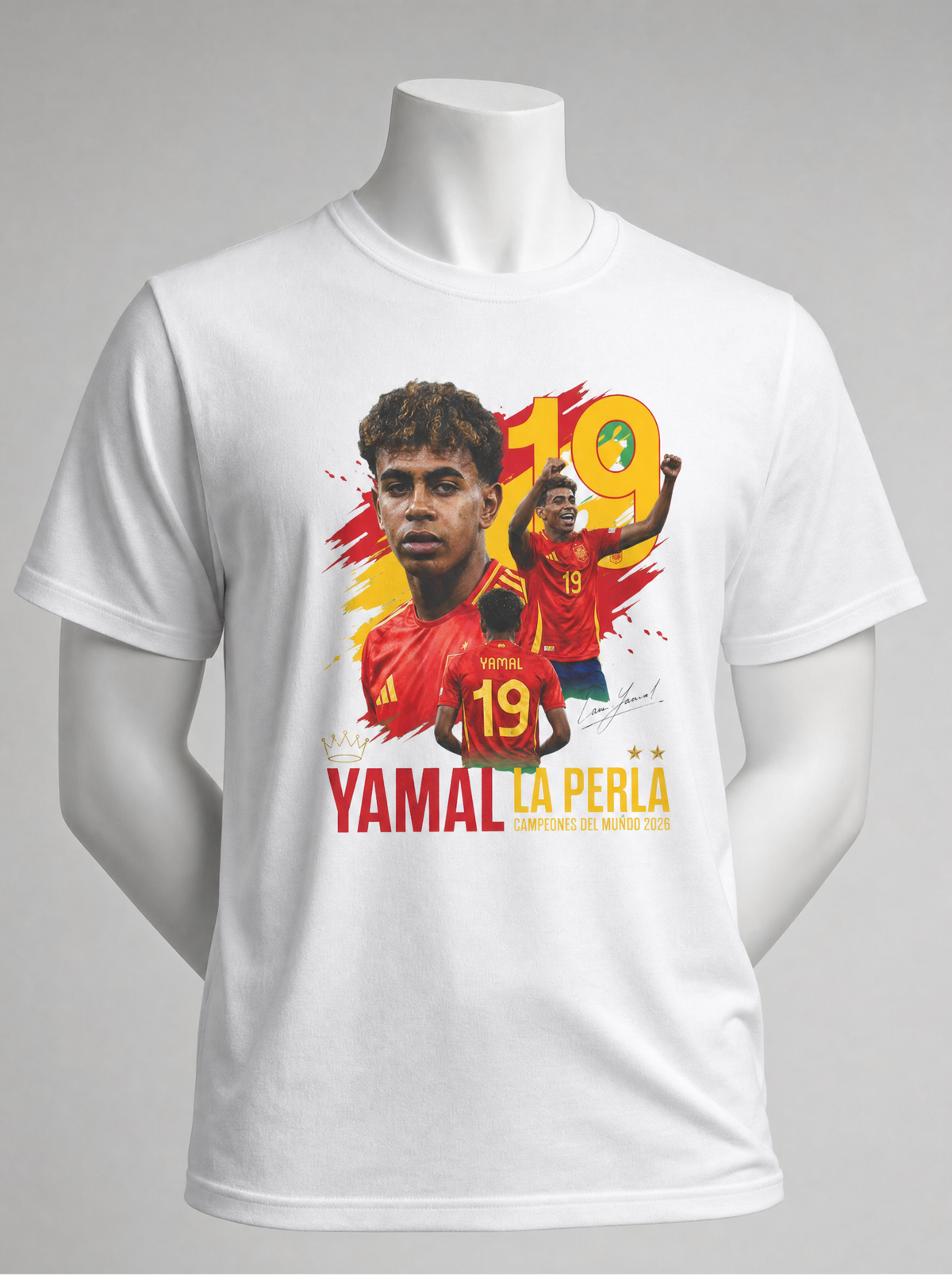 Camiseta Yamal N°19 - La Perla de España