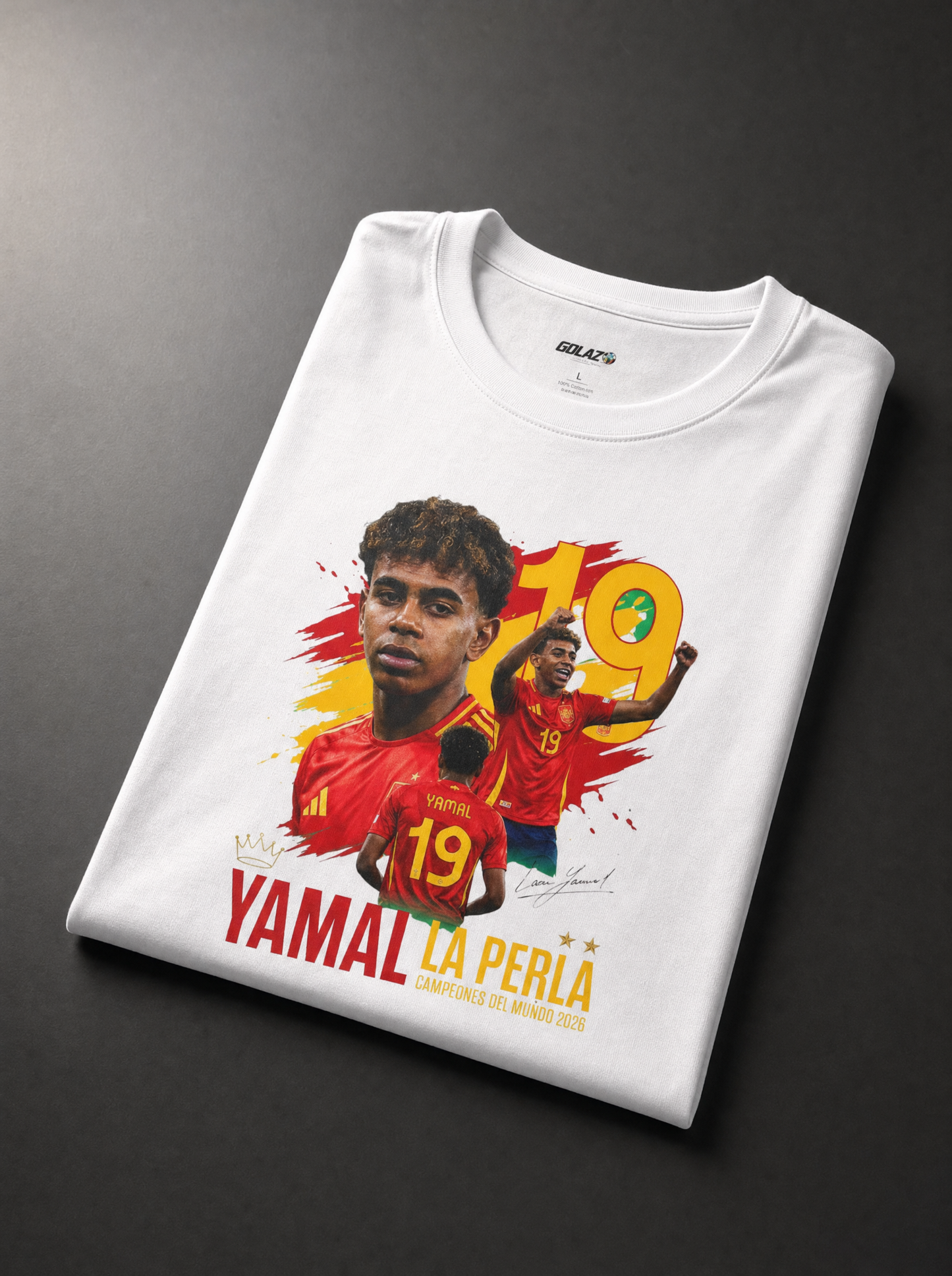 Camiseta Yamal N°19 - La Perla de España