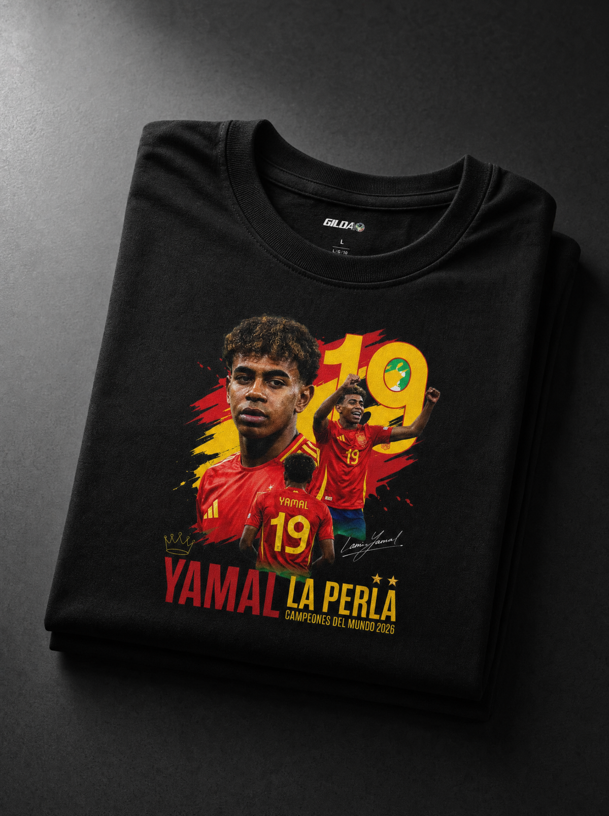 Camiseta Yamal N°19 - La Perla de España