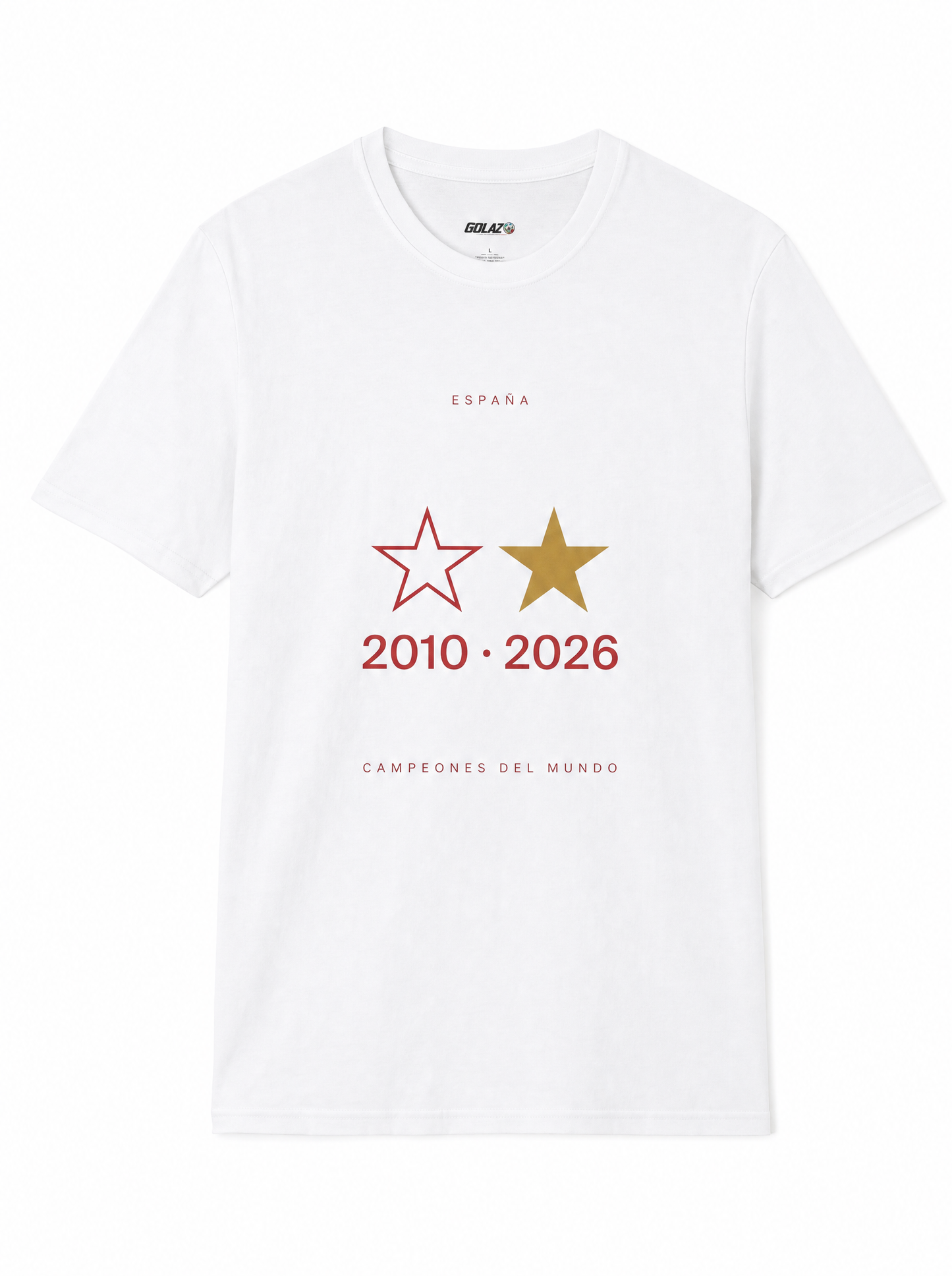 Camiseta España Bicampeón del Mundo 2010 • 2026