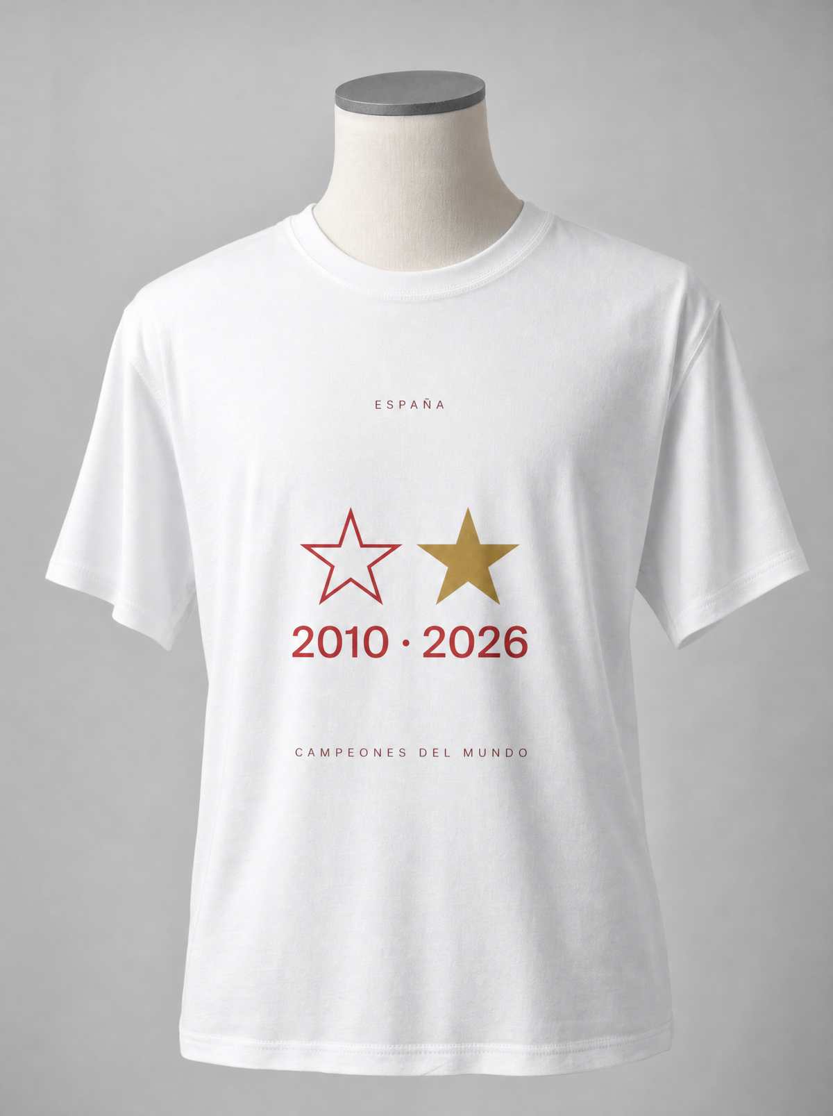 Camiseta España Bicampeón del Mundo 2010 • 2026