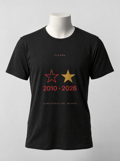 Camiseta España Bicampeón del Mundo 2010 • 2026
