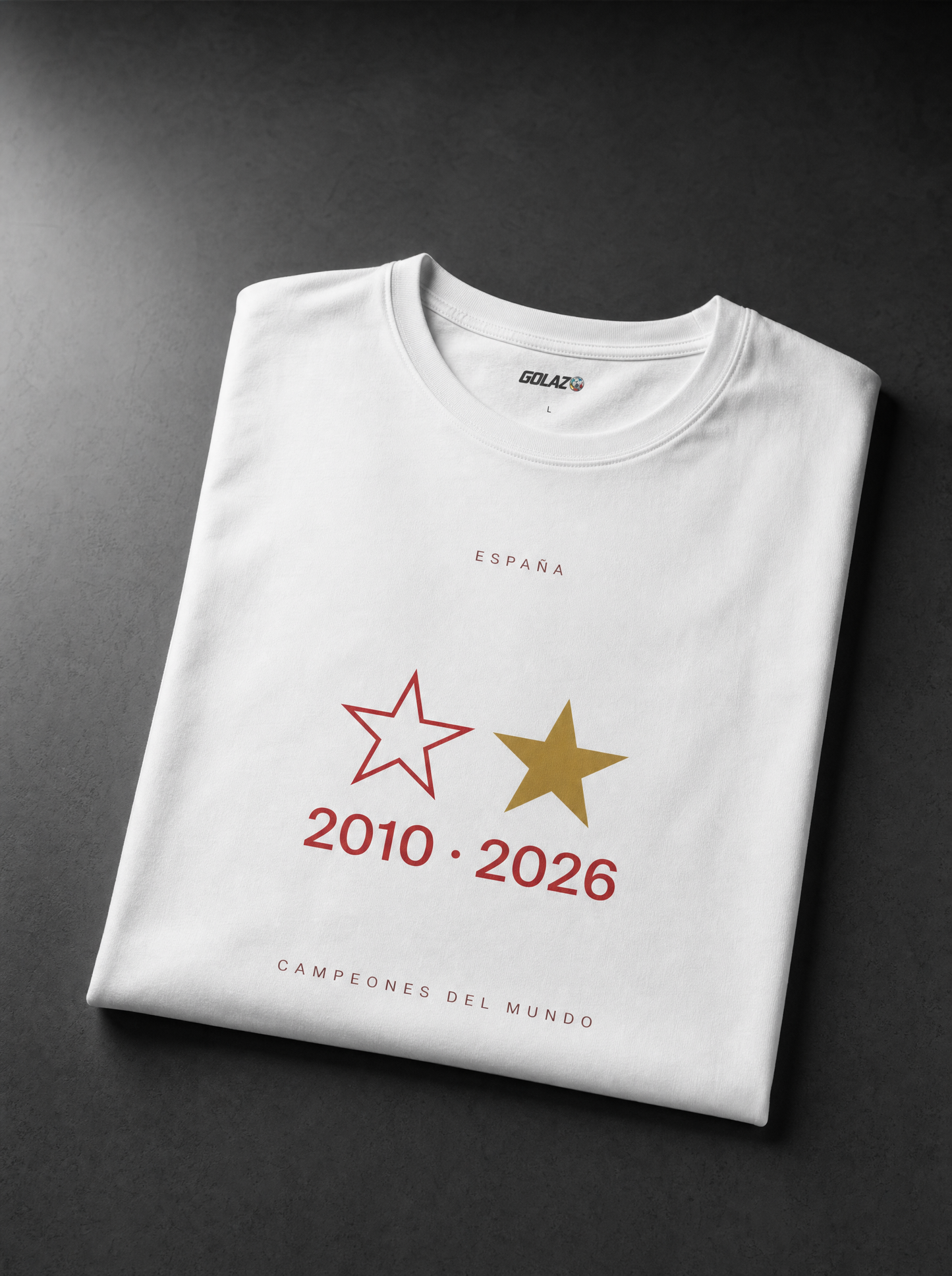 Camiseta España Bicampeón del Mundo 2010 • 2026