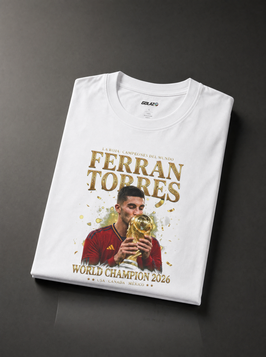 Camiseta Ferran Torres - El Beso del Trofeo