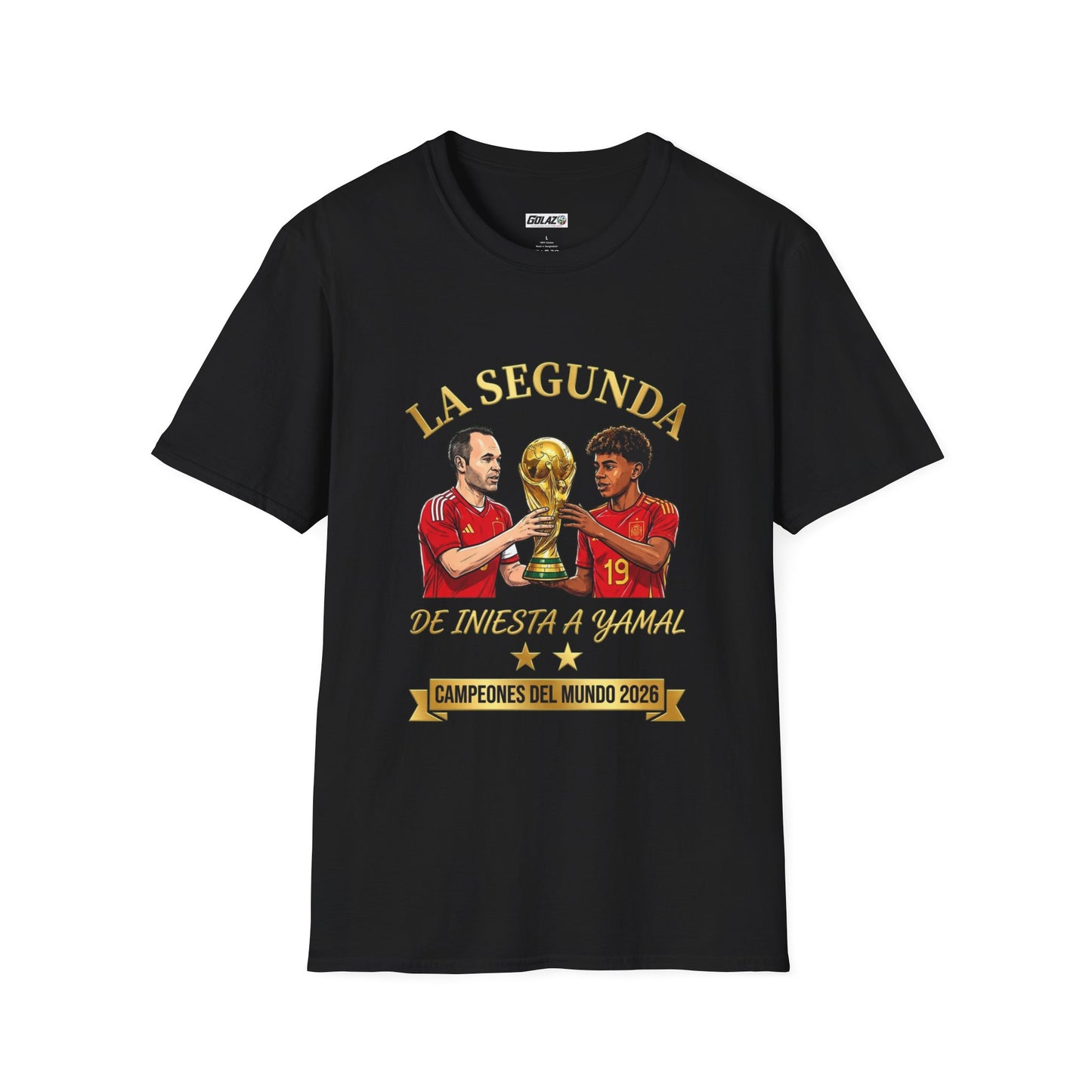 La Segunda 2010 to 2026 Spain Football Generations Graphic Unisex T-Shirt