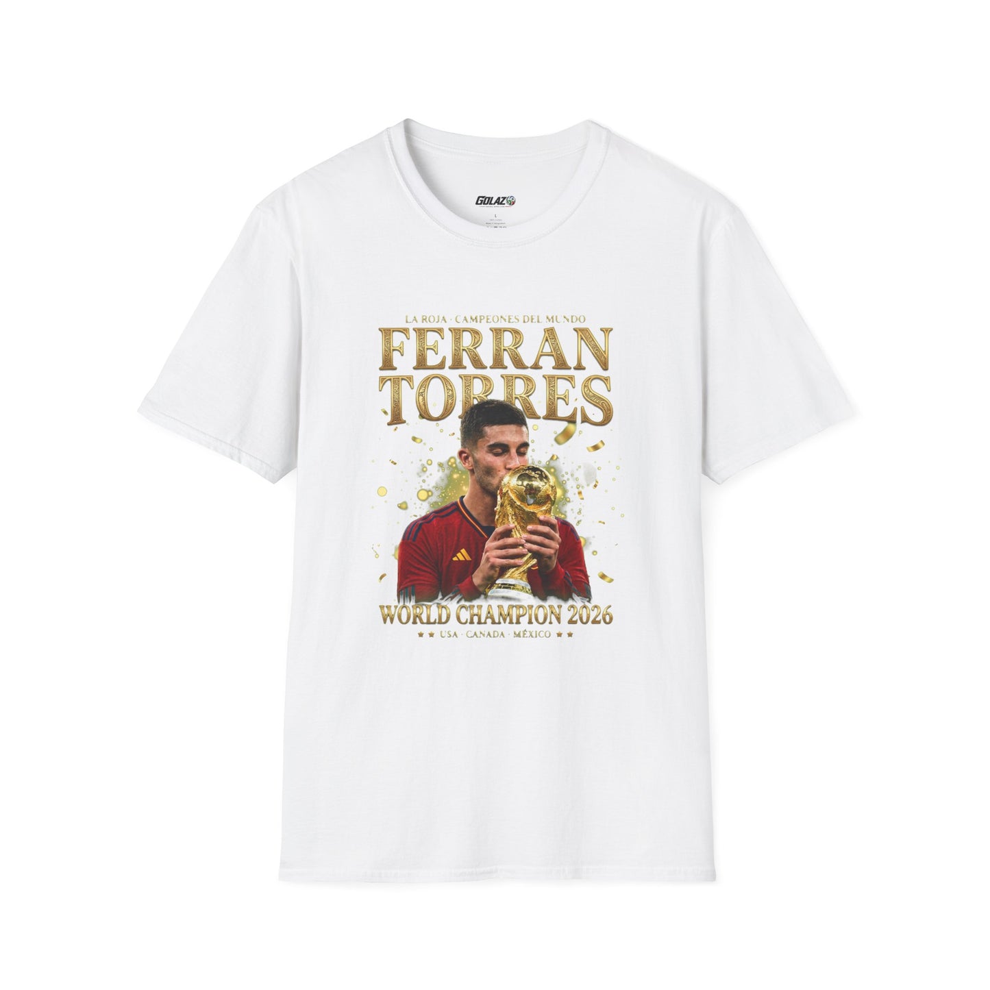 Ferran Torres Spain Football World Champion 2026 Vintage Graphic Unisex T-Shirt