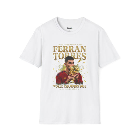 Ferran Torres Spain Football World Champion 2026 Vintage Graphic Unisex T-Shirt